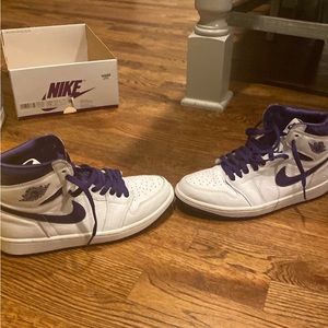 court purple 1s and lightening 4s